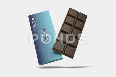 Chocolatte Bar Mockup PSD-Vorlage