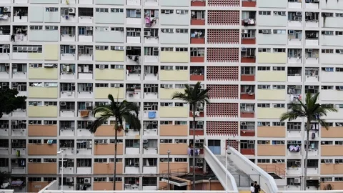 Choi hung drone shooting Stock Footage 91298897
