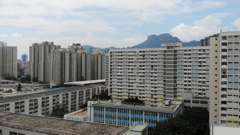 Choi hung drone shooting Stock Footage 91314548