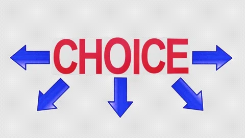 Choice On Alpha 4k 2 Versions Stock Footage 305233878