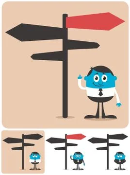 Choice and Direction Stock Illustration