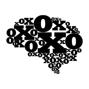 Choice brain icon Illustrazione stock