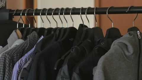 Choice of clothes for walking Stock Footage 81783090
