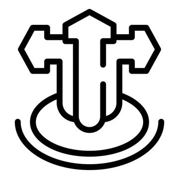 Choice code honesty icon outline vector. Social mission core Stock Illustration