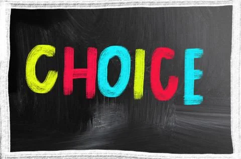 Choice concept Illustrazione stock