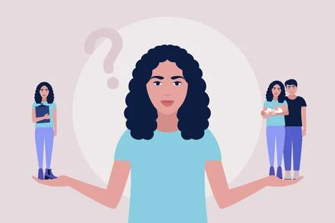 Choice concept Stock Illustration