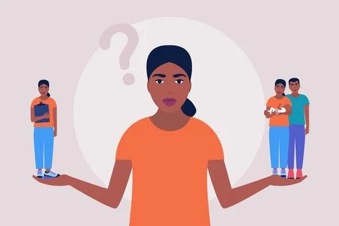 Choice concept Stock Illustration