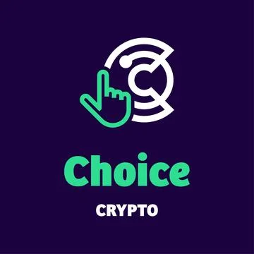 Choice Crypto Logo Stock Illustration