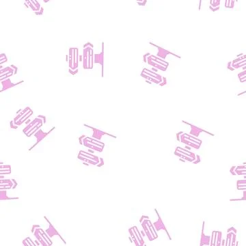 Choice of direction glyph vector seamless pattern Stock Illustration