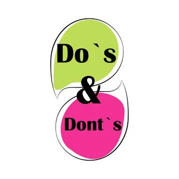 Choice do or dont. Quiz elements Stock Illustration