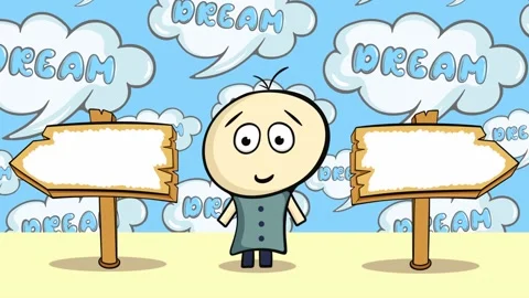 Choice in dreams Stock Footage 99789312