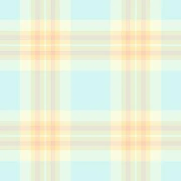 Choice fabric seamless vector, linen check textile pattern. Pastel backgrou.. Stock Illustration
