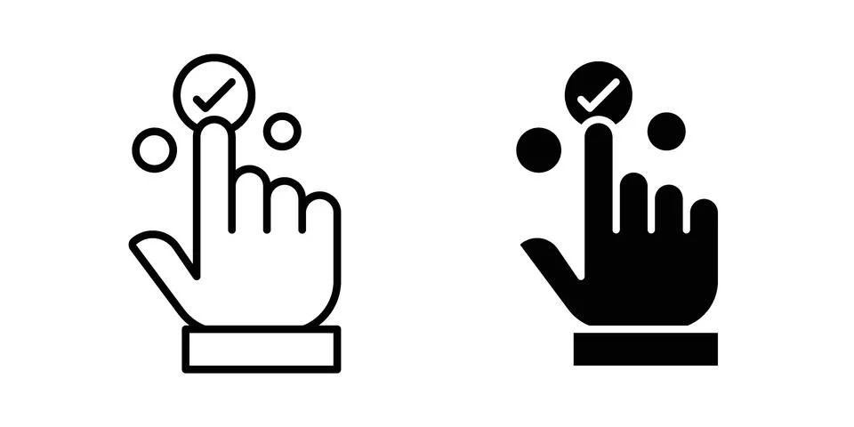 Choice icon or illustration vector symbols 스톡 일러스트