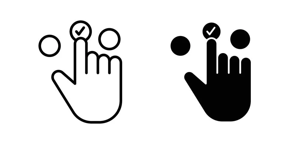 Choice icon vector design illustrations 스톡 일러스트