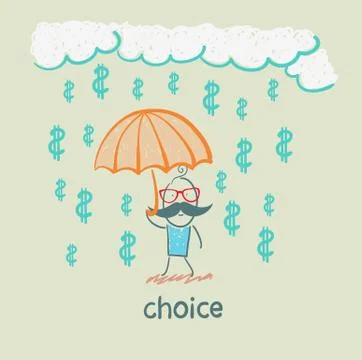 Choice Illustrazione stock