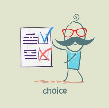 Choice Stock Illustration