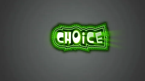 Choice Label 스톡 동영상 1139962