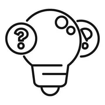 Choice object icon outline vector. Business arrow Illustration