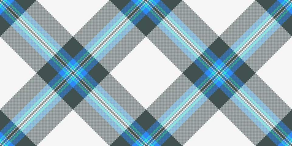 Choice pattern fabric textile, repeating seamless vector tartan. Premium pl.. Stock Illustration