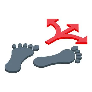 Choice process icon isometric vector. Self education 스톡 일러스트