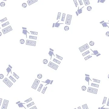 Choice quality glyph seamless pattern イラスト素材