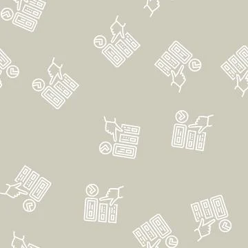 Choice quality line seamless pattern イラスト素材