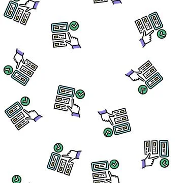 Choice quality vector seamless pattern 스톡 일러스트