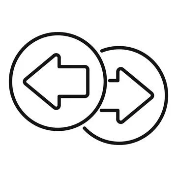 Choice report icon outline vector. Sign object Illustration