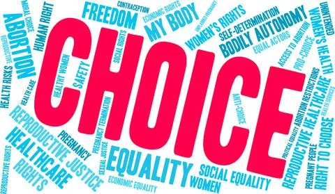 Choice Word Cloud Stock Illustration