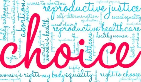 Choice Word Cloud Stock Illustration