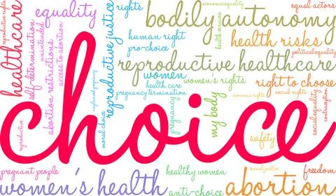 Choice Word Cloud Stock Illustration