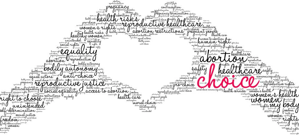 Choice Word Cloud Stock Illustration