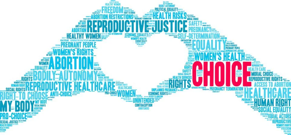 Choice Word Cloud Stock Illustration