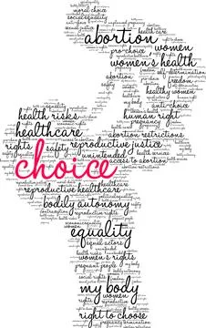 Choice Word Cloud Stock Illustration