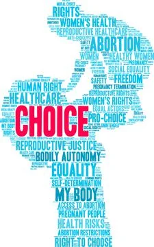 Choice Word Cloud Stock Illustration