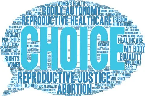 Choice Word Cloud Stock Illustration