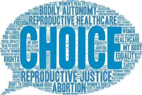 Choice Word Cloud Stock Illustration
