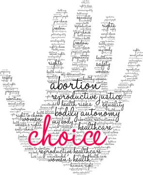Choice Word Cloud Stock Illustration