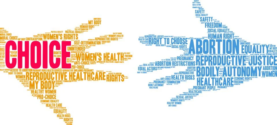 Choice Word Cloud Stock Illustration