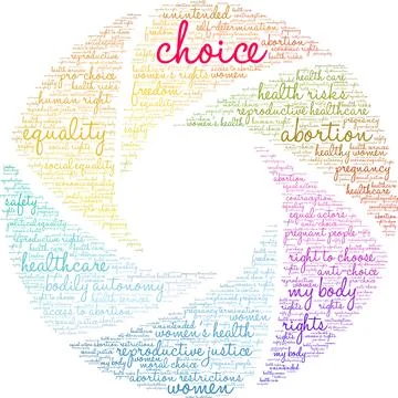 Choice Word Cloud Stock Illustration