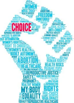 Choice Word Cloud Stock Illustration