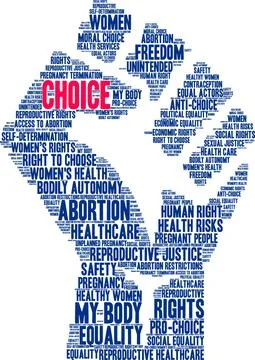 Choice Word Cloud Stock Illustration
