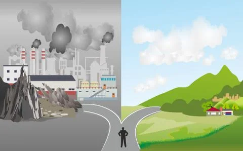 The choice is yours Stock Illustration