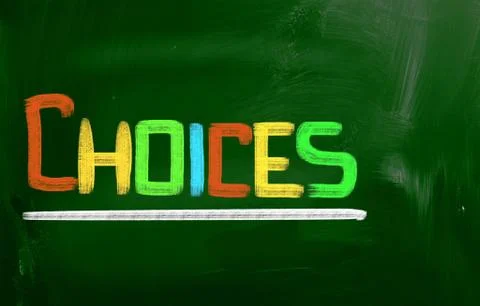 Choices Concept Stock Illustration