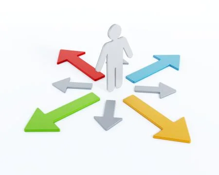 Choices concept Stock Illustration