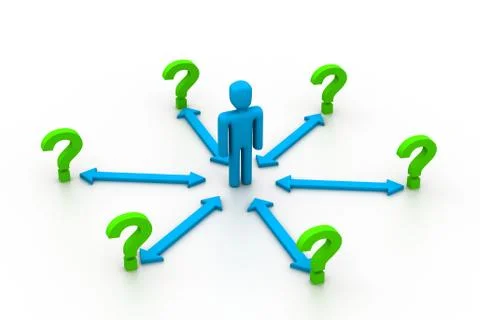 Choices Dilemma. Stock Illustration