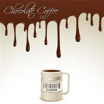 Cholcolate coffee Illustrazione stock