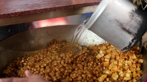 Chole Bhature Stock Footage 133102700