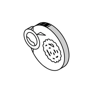 Cholesterol in blood isometric icon vector illustration Stock Illustration