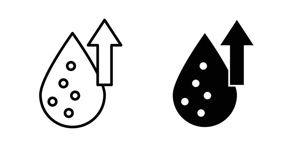 Cholesterol icon set, collection of vector icons Stock Illustration